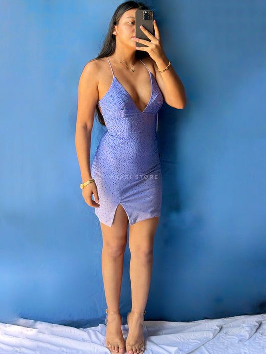 Vestido azul Abby Paris