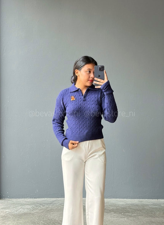 Abrigo azul Navy