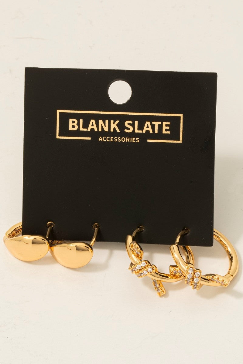 Set de Aretes de 2 piezas