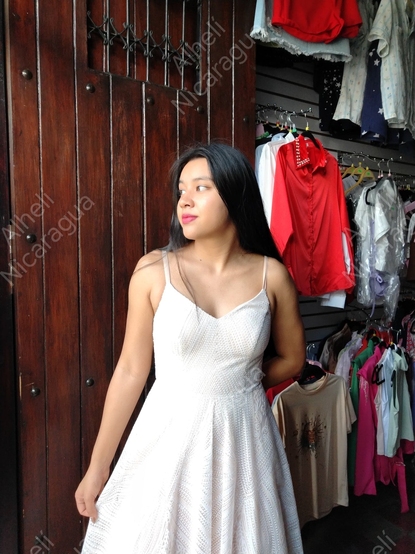 Vestido rosado pastel con perlitas SayYes