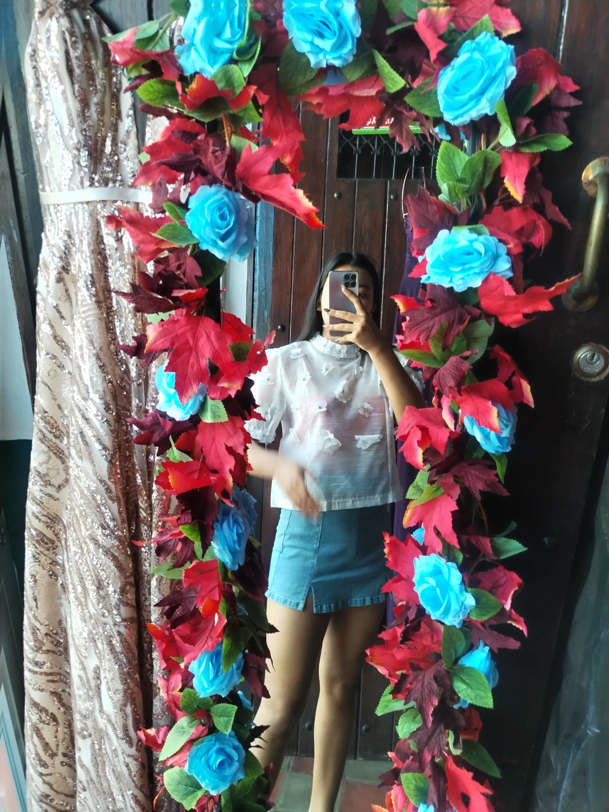 Blusa con flores