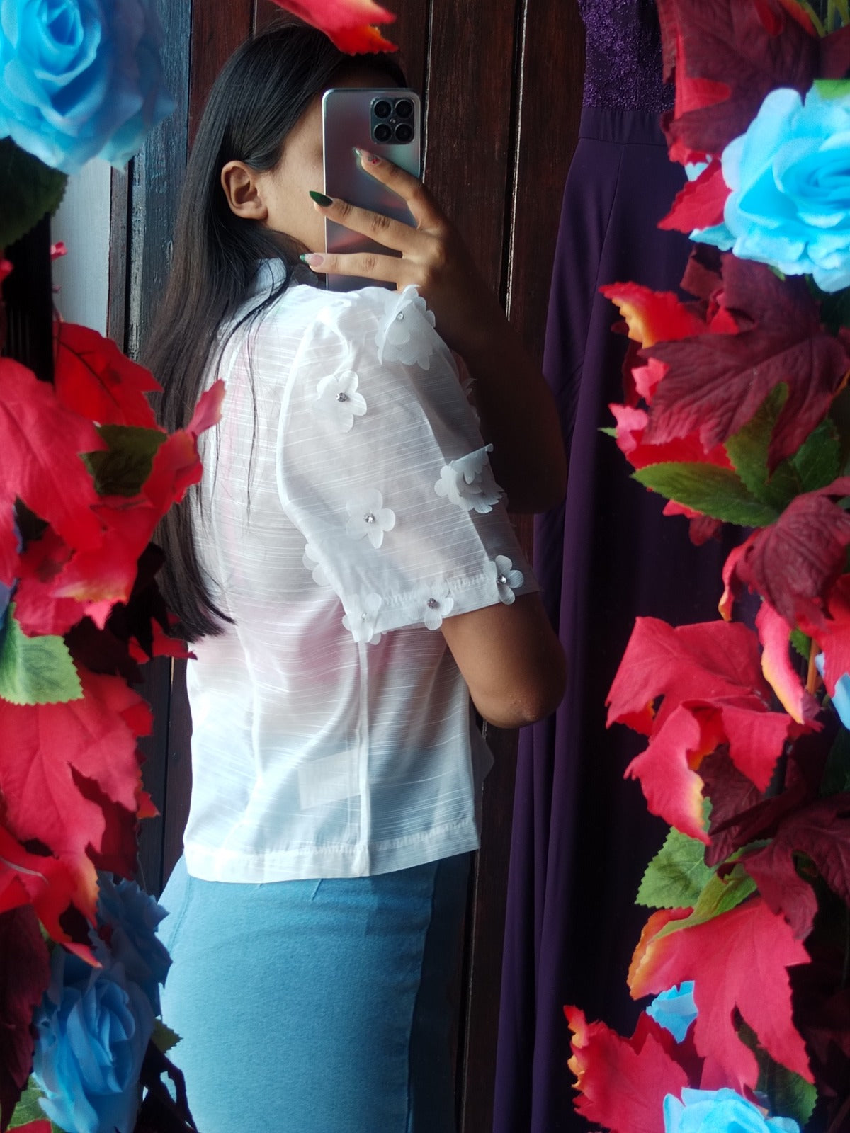 Blusa con flores