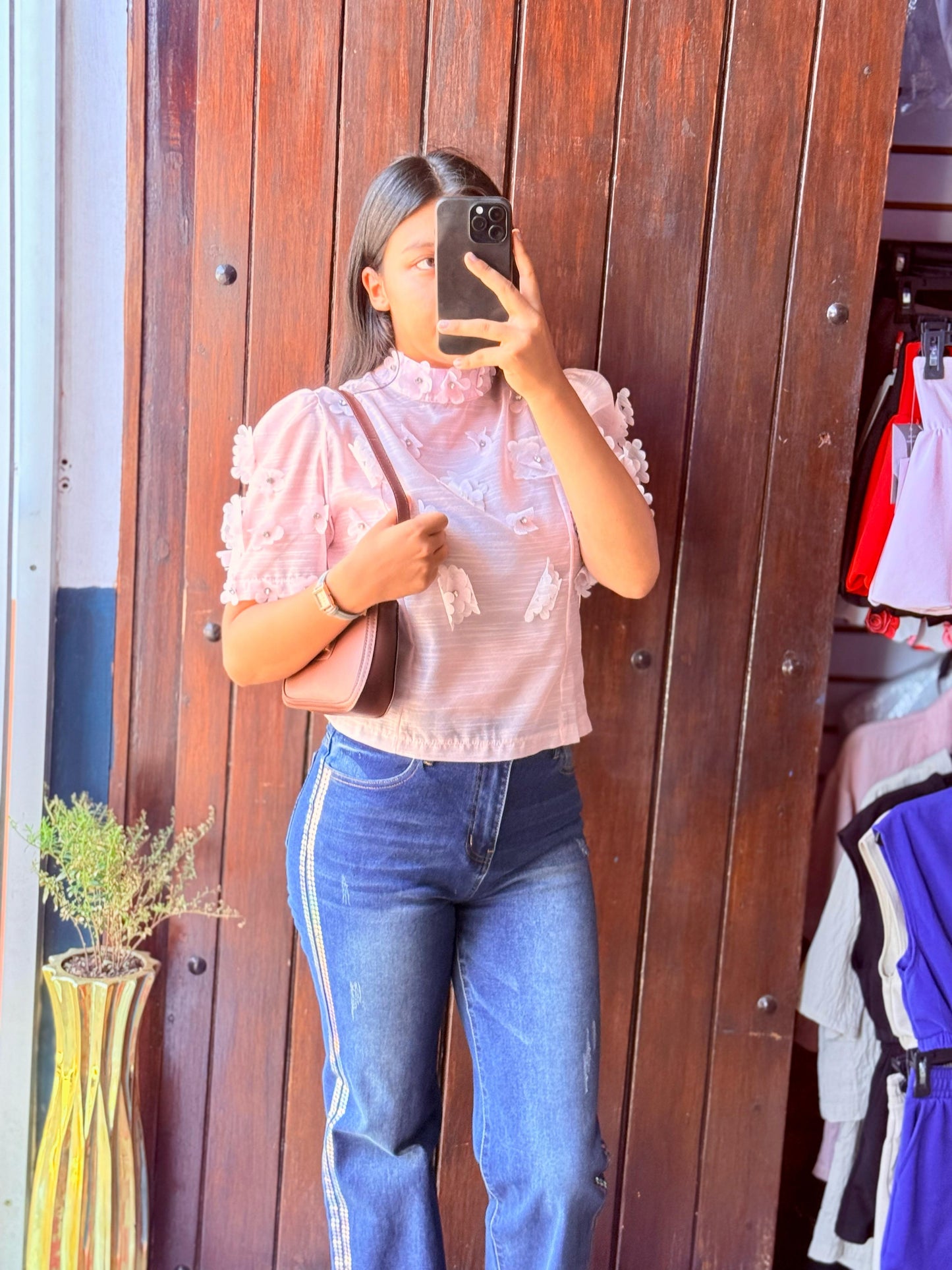 Blusa con flores