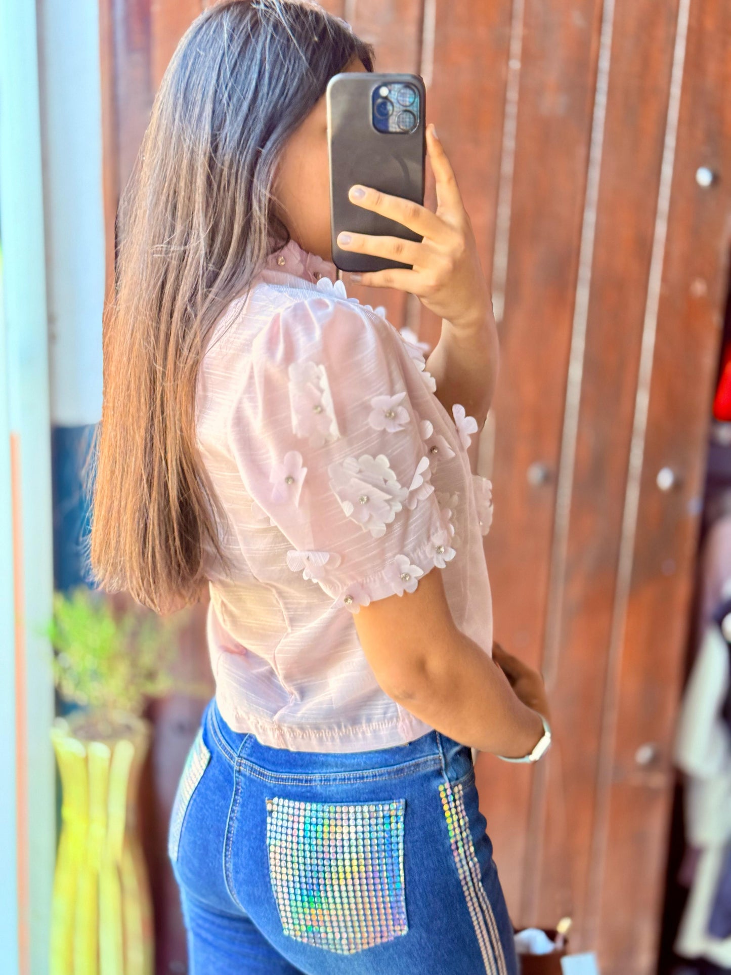 Blusa con flores