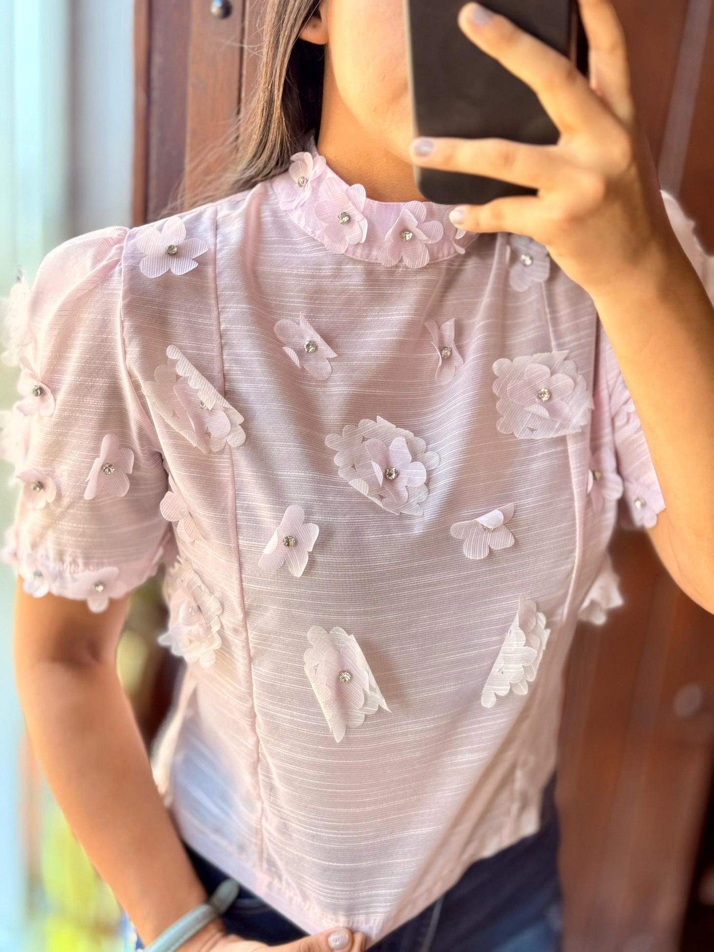 Blusa con flores
