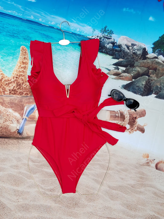 Traje de baño rojo