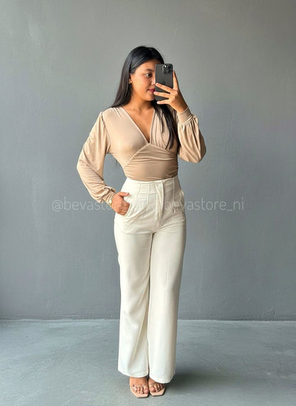 Pantalón de vestir  de pinzas