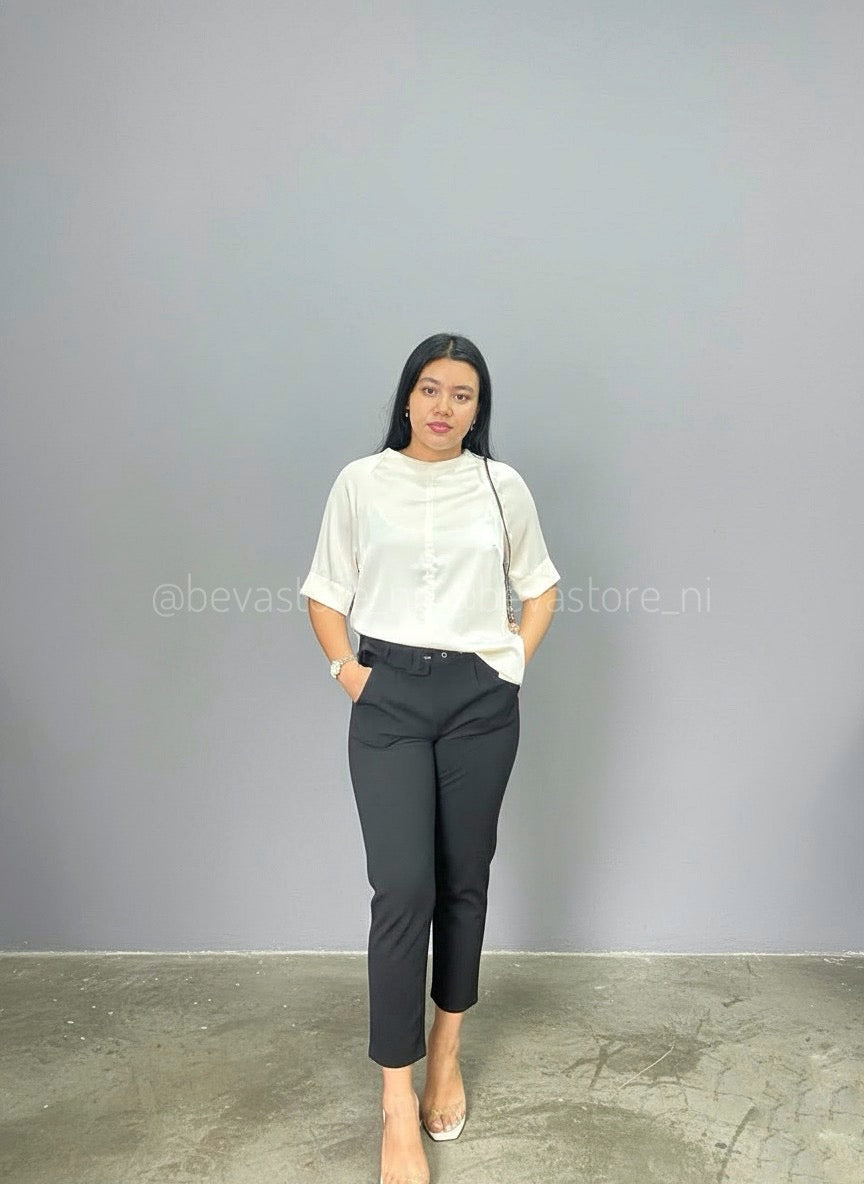 Pantalón de vestir con faja