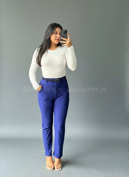 Pantalón de vestir corte recto