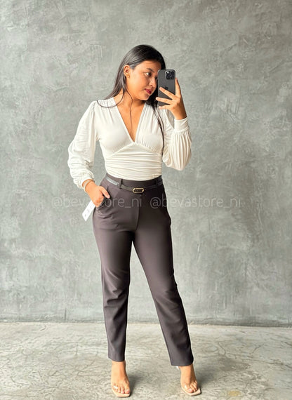 Pantalón de vestir corte recto