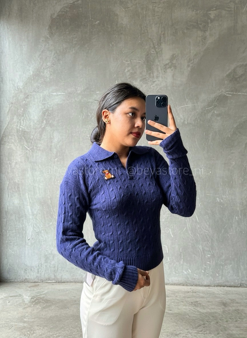 Abrigo azul Navy