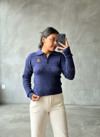 Abrigo azul Navy