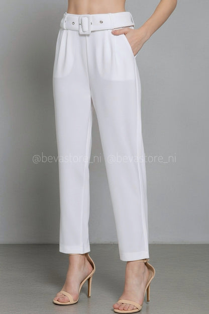 Pantalón de vestir con faja