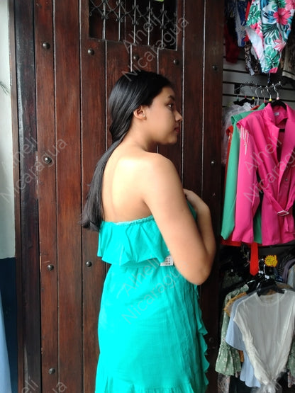 Vestido verde menta