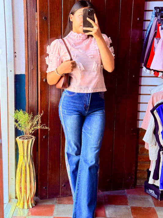 Blusa con flores