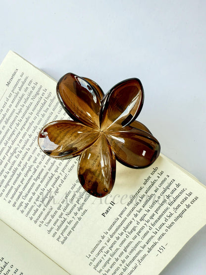 Pinzas para cabello de flor