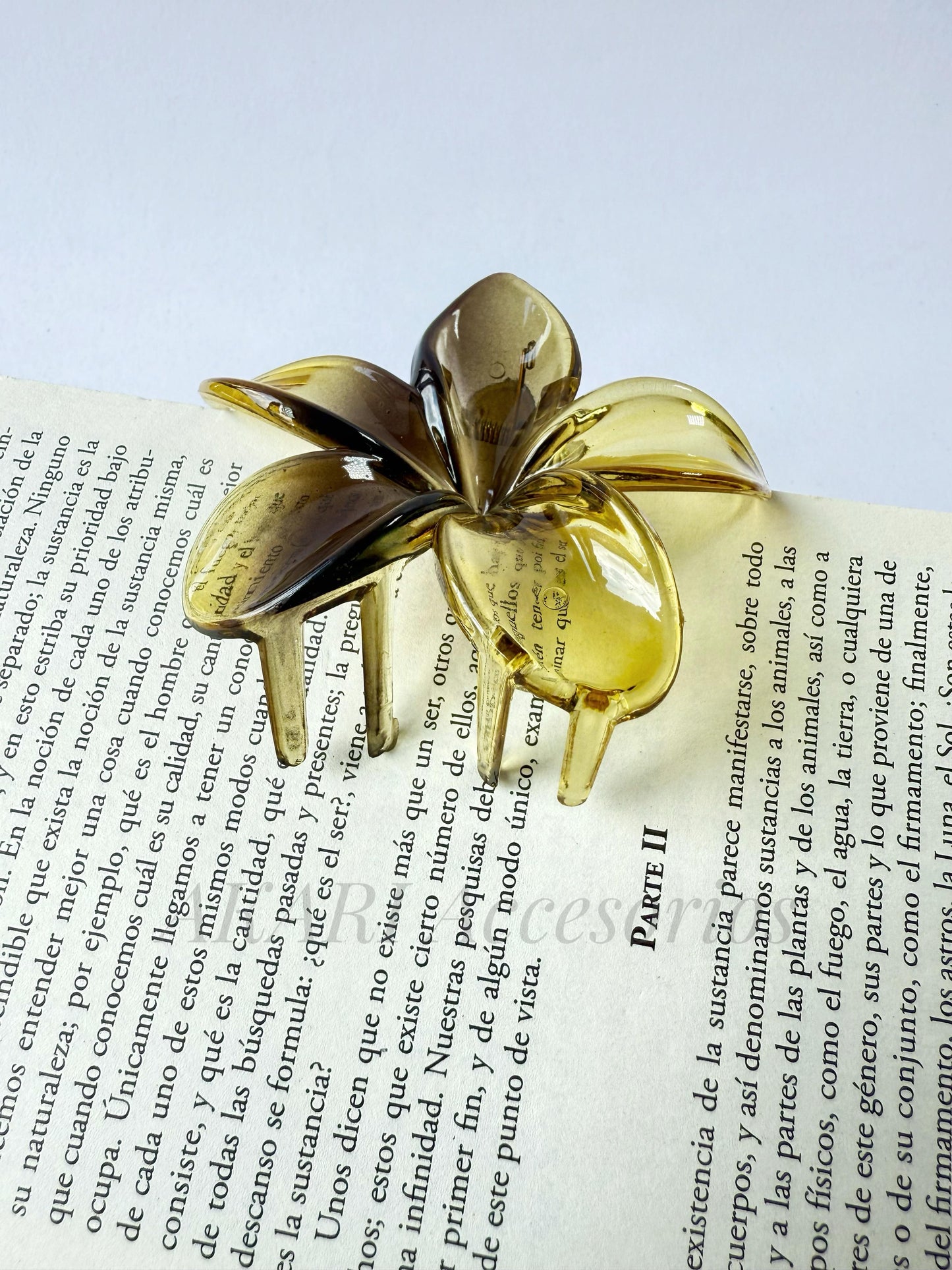 Pinzas para cabello de flor