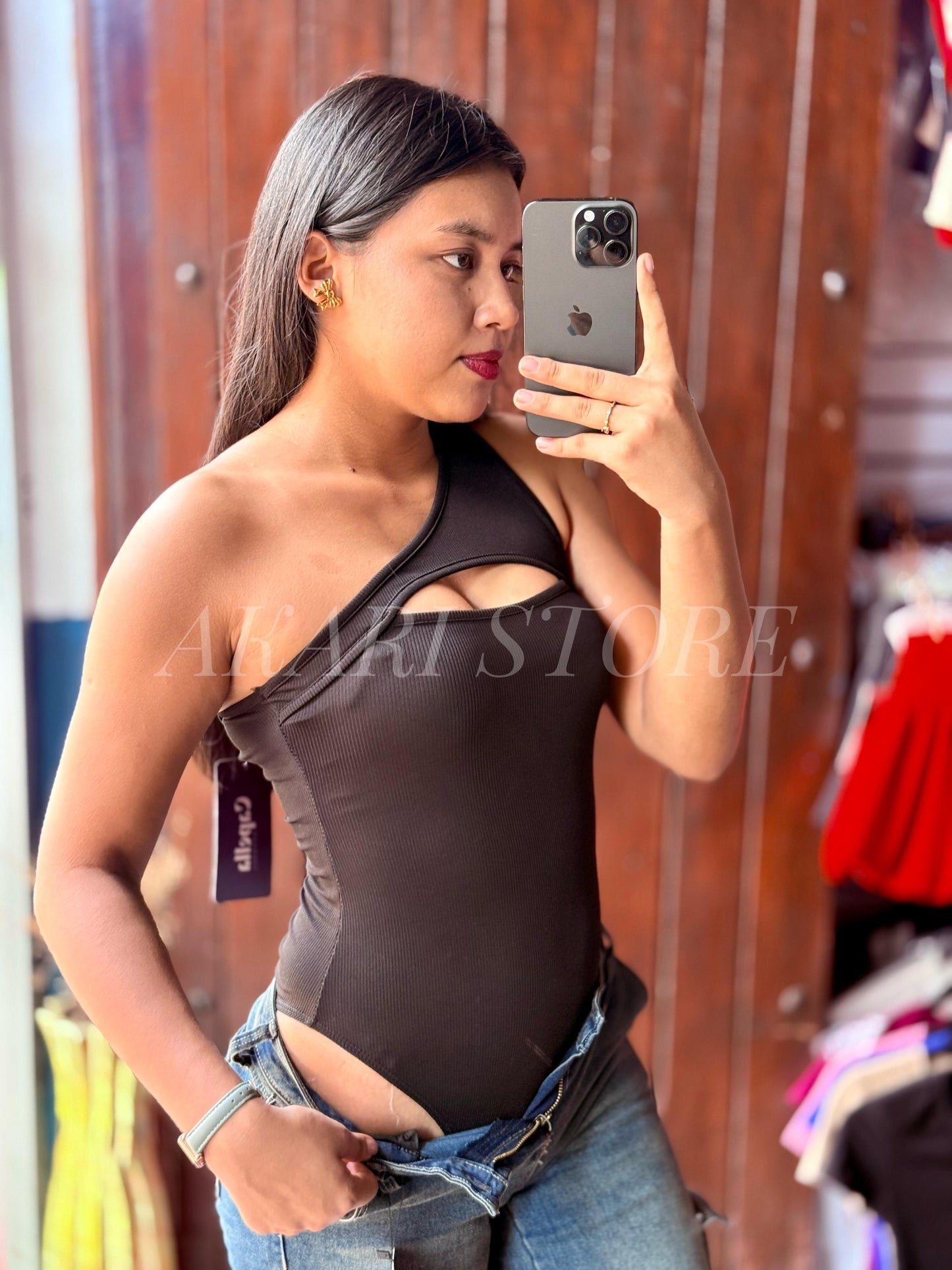 Bodysuit de Hombro con Abertura