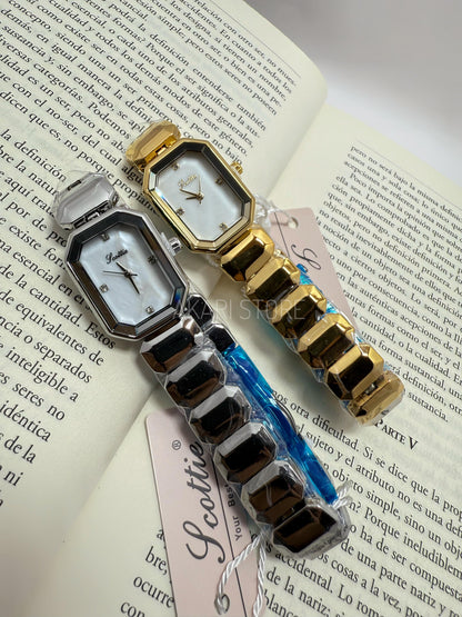 Reloj rectangular
