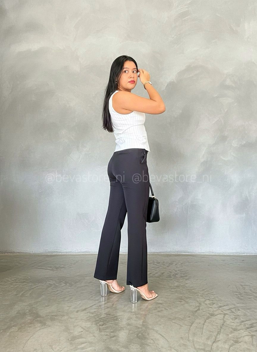 Pantalón de vestir con fajón