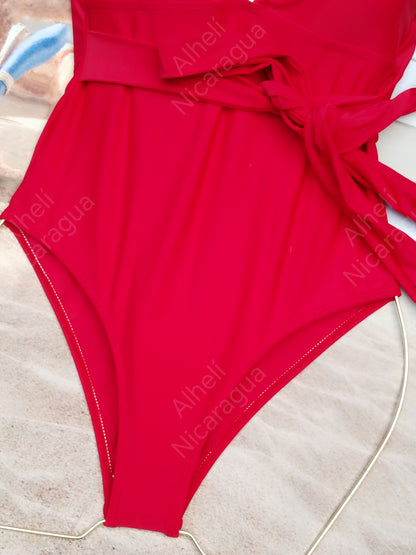 Traje de baño rojo