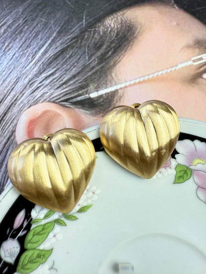 Aretes con Escudo de Corazón